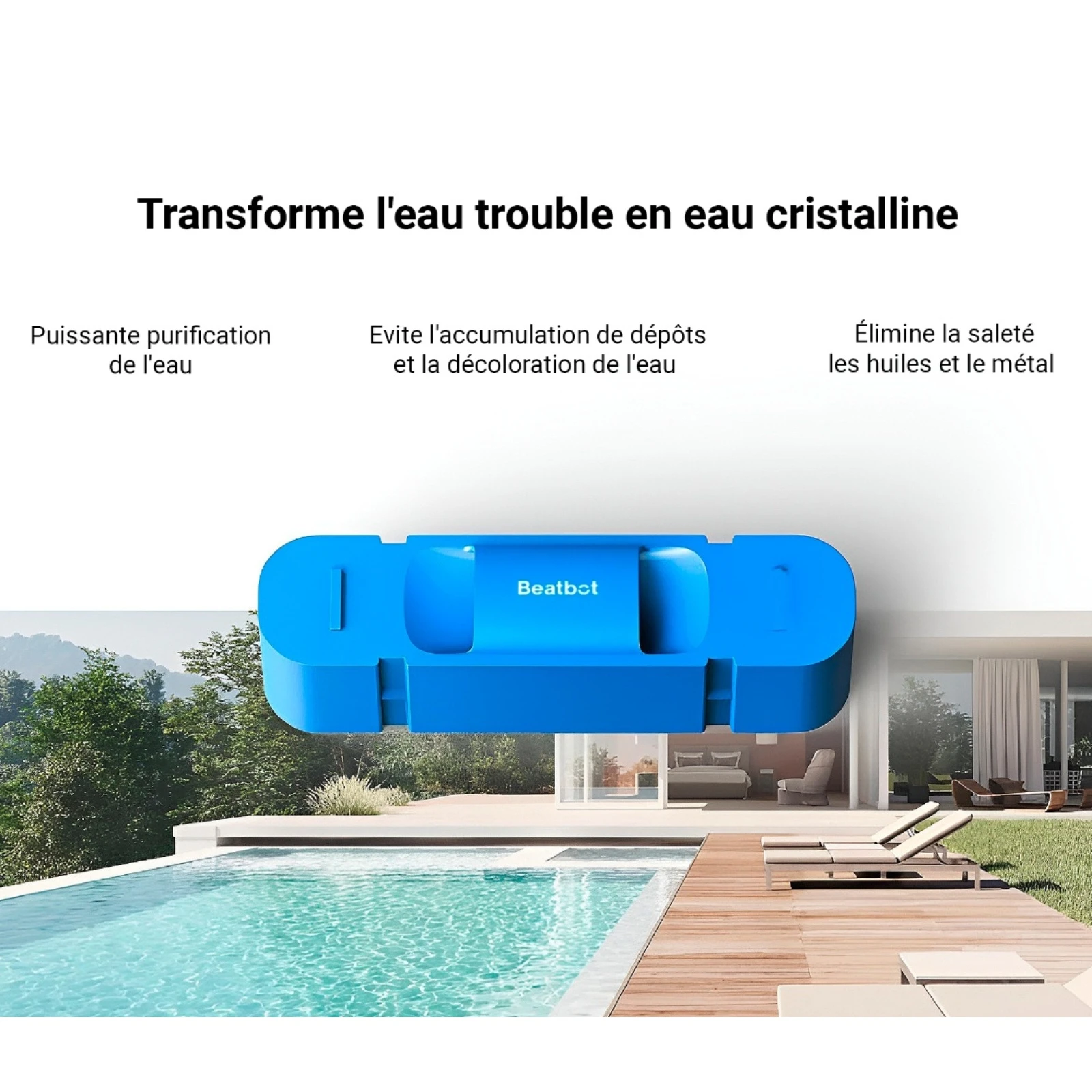 Set de 2 cartouches clarifiantes ClearWater Beatbot AquaSense Pro et Ultra - Autre vue
