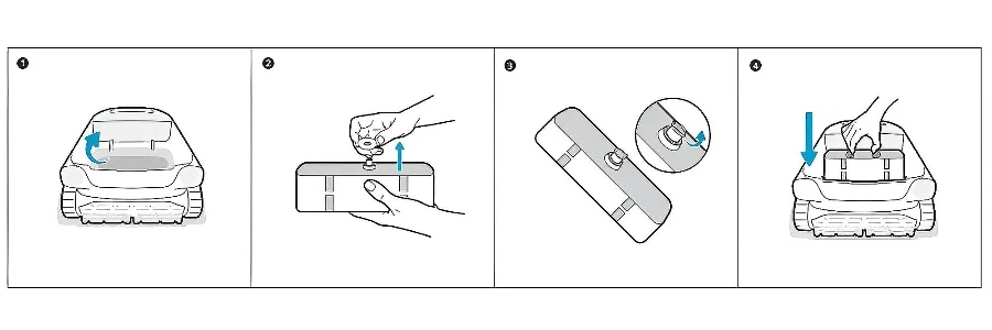Set de 2 cartouches clarifiantes ClearWater Beatbot AquaSense Pro et Ultra - Comment utiliser l'AquaSense Pro avec le kit d'agent clarifiant ?