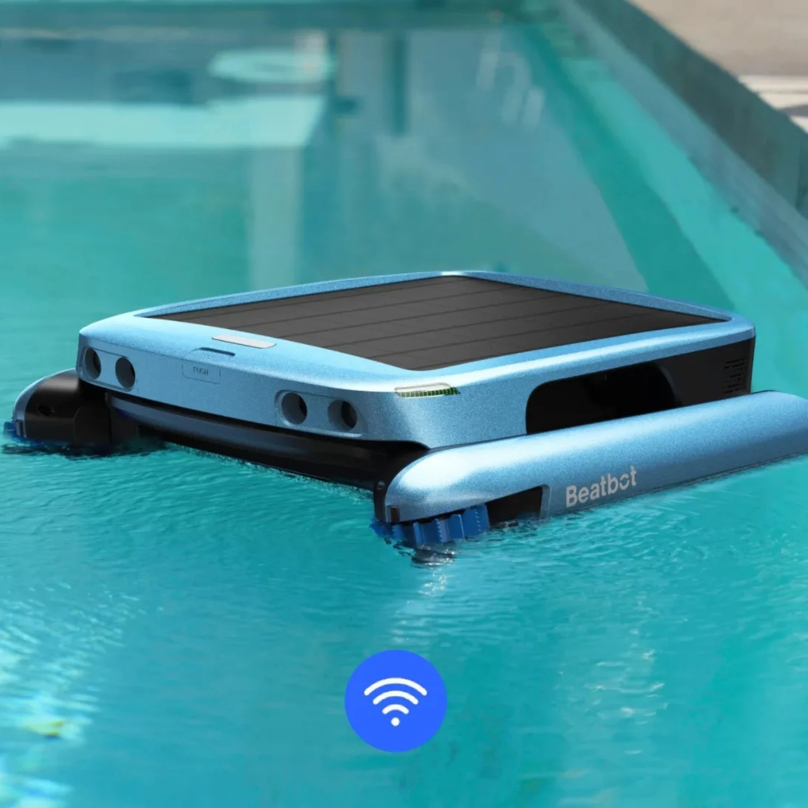 Robot de piscine skimmer iSkim Ultra Beatbot intelligent sans fil - Autre vue