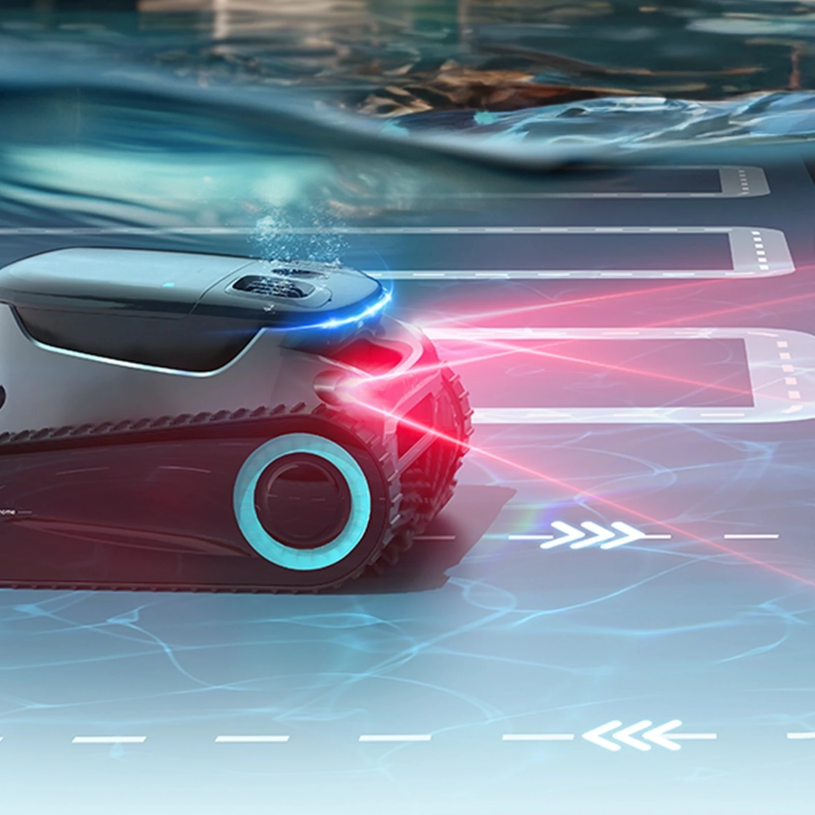 Robot de piscine Aiper SCUBA S1 PRO sans fil a batterie - Autre vue