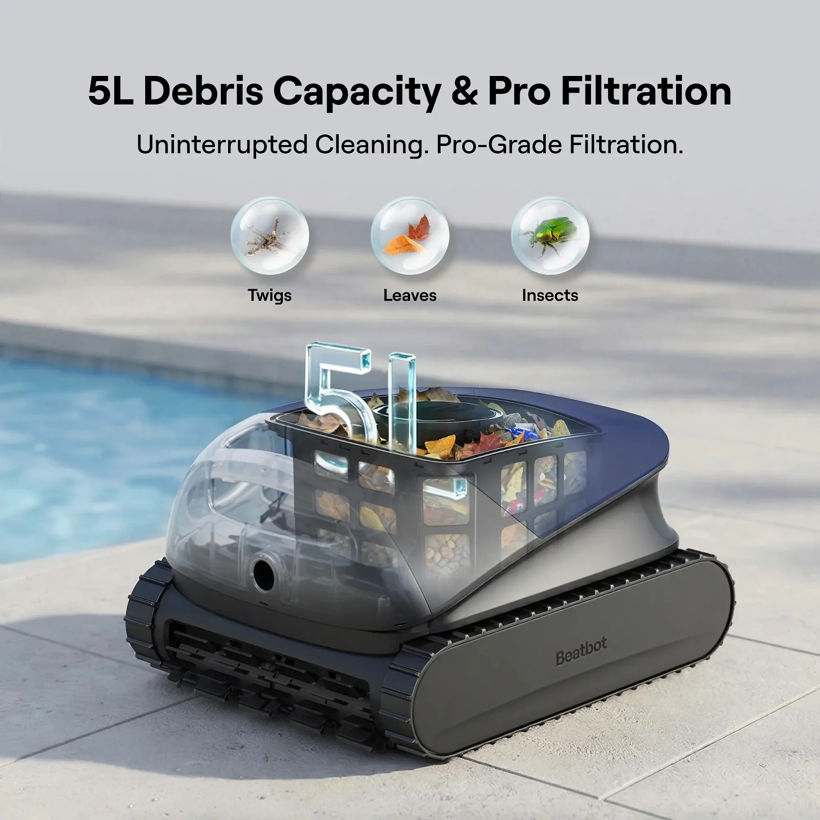 Beatbot SORA P1 Cordless Robotic Pool Cleaner – Wi-Fi Connected - Other view