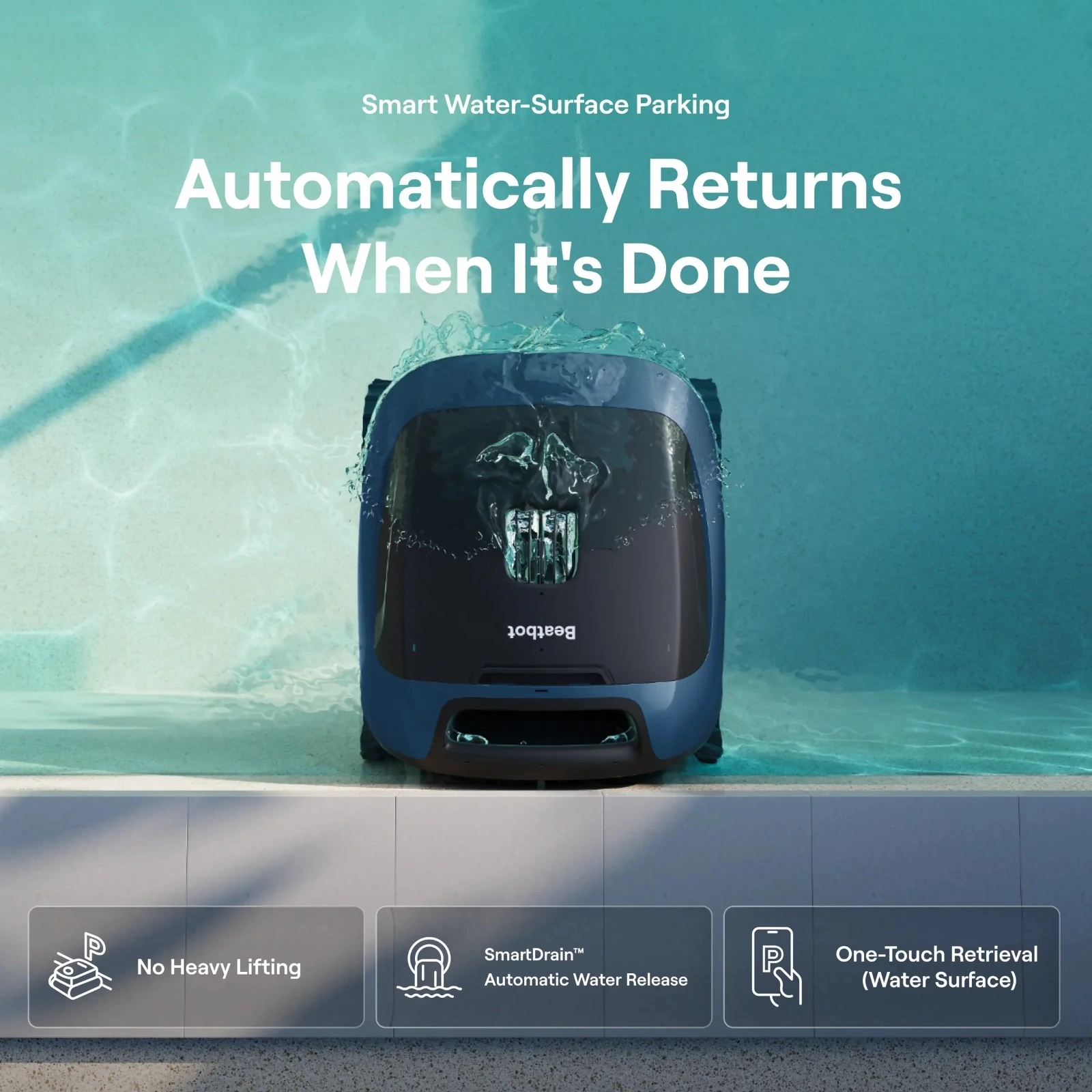 Beatbot SORA P3 Cordless Robotic Pool Cleaner with App Control - Other view