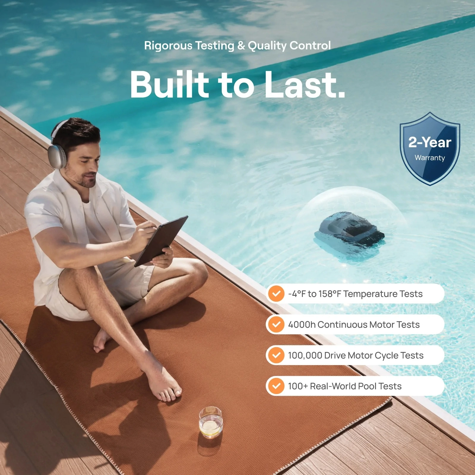 Beatbot SORA P3 Cordless Robotic Pool Cleaner with App Control - Other view